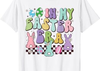 In My Easter Era Retro Groovy Easter Day Bunny Women Girls T-Shirt