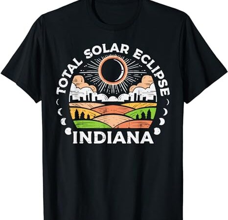 Indiana solar eclipse 2024 totality april 8 men women kids t-shirt