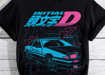 Initial D Itsuki Fujiwara t shirt design for sale