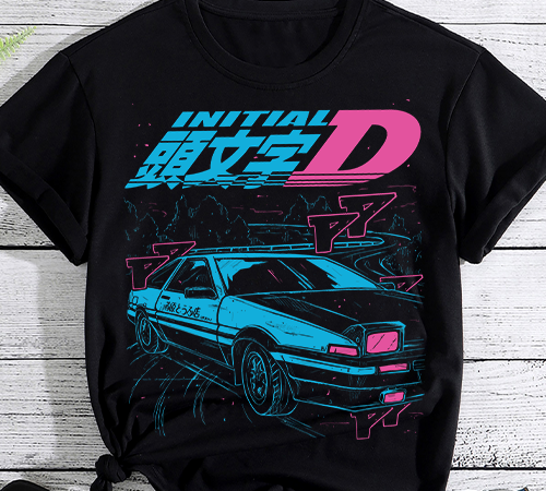 Initial d itsuki fujiwara t shirt design for sale Initial d itsuki fujiwara t shirt design for sale
