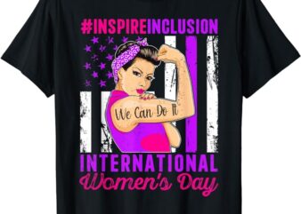 International Women’s Day 2024 Inspire Inclusion 8 March T-Shirt