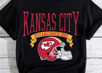 Kansascity football lovers design, football design, football png file