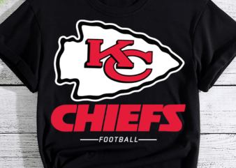 KC CHIEFS Football Lovers Design, Football Design, Football PNG File