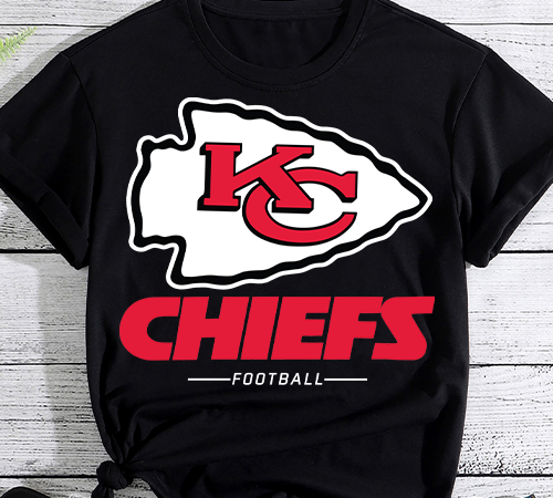 Kc chiefs football lovers design, football design, football png file