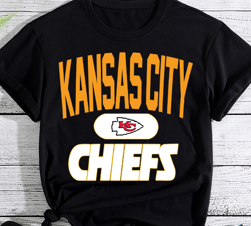 Kansascity chiefs football lovers design, football design, football png file