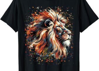 Lion Animal King Nature Graphic Tees Women Men Kids Trendy T-Shirt
