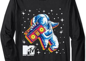 Mademark x MTV – MTV Retro Moon Man Long Sleeve T-Shirt