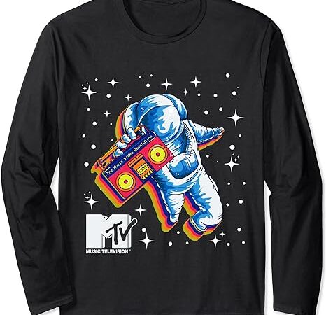 Mademark x mtv – mtv retro moon man long sleeve t-shirt Mademark x mtv – mtv retro moon man long sleeve t-shirt