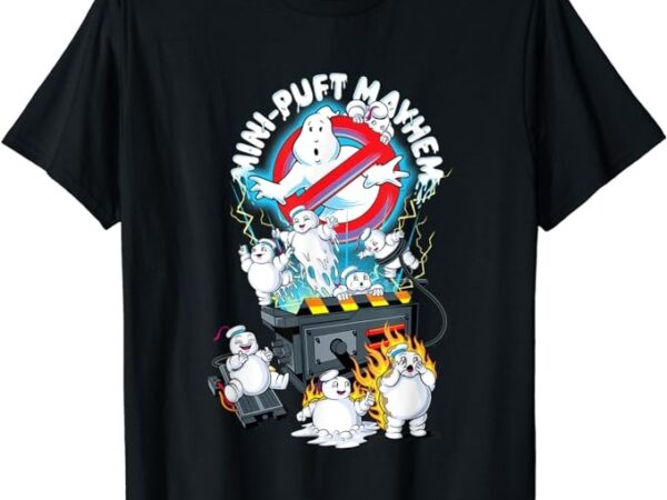 Mini-puft mayhem vintage badge t-shirt