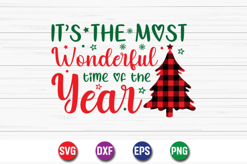 It’s The Most Wonderful Time Of The Year, Merry Christmas SVG, Christmas Svg, Funny Christmas Quotes, Winter SVG, Santa SVG