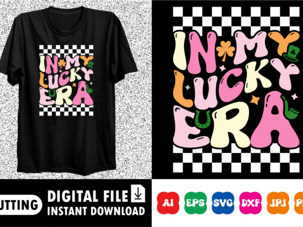 St.patrick’s day shirt design bundle print template, lucky charms, irish, everyone has a little luck typography design shirt print template,