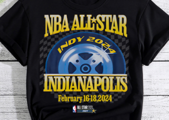 NBA All-Star Indy 2024 Basketball Lovers Design, Basketball Design, Basketball PNG File