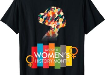 National Women’s History Month 2024 Man and Woman T-Shirt