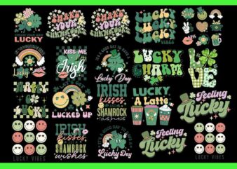 Bundle Patrick Day Png, St Patrick’s Day Bundle Png, Shamrocks Png, Irish Png