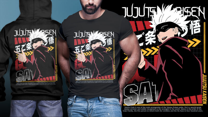 DOWNLOAD JUJUTSU KAISEN PART 08 TSHIRT DESIGN BUNDLE