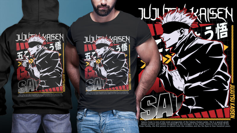 DOWNLOAD JUJUTSU KAISEN PART 08 TSHIRT DESIGN BUNDLE