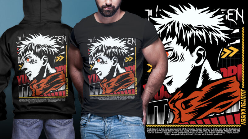 DOWNLOAD JUJUTSU KAISEN PART 08 TSHIRT DESIGN BUNDLE