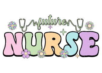 Future Nurse Retro PNG