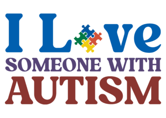 I love someone with autism svg