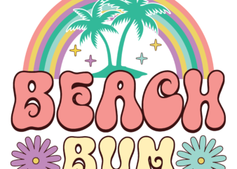 Beach Bum t shirt template