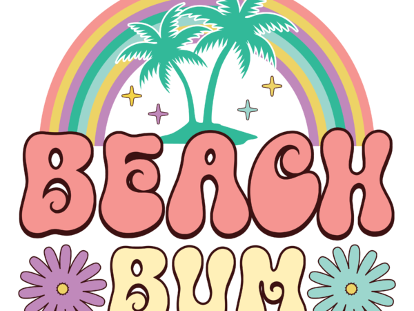 Beach bum t shirt template