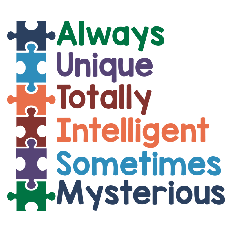 Always Unique, Totally Intelligent, Sometimes Mysterious Svg