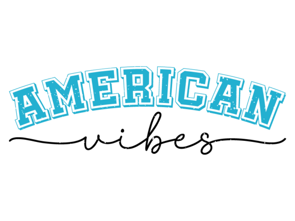 American vibes sublimation 2 t shirt vector