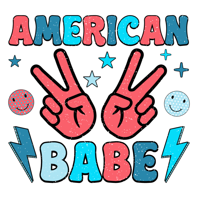 American Babe Png Sublimation