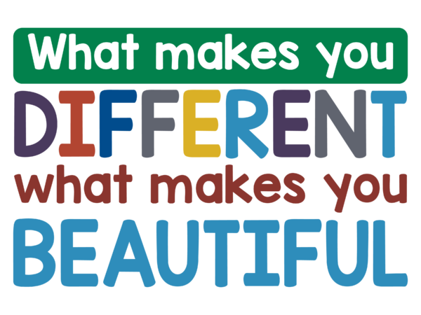 What makes you different what makes you beautiful svg t shirt design for sale