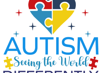 Autism seeing the world differently svg