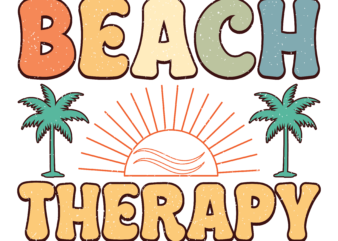 Beach Therapy Sublimation t shirt template