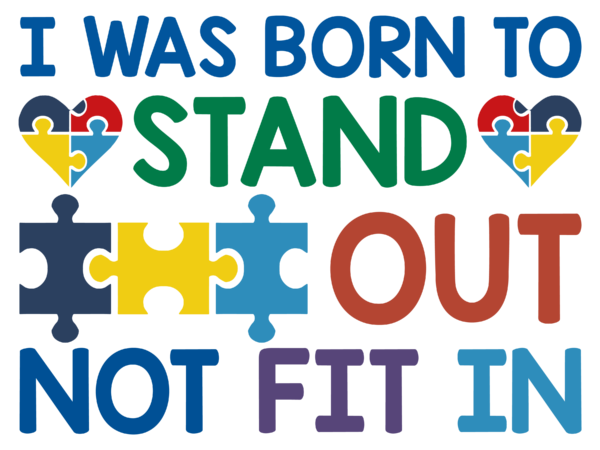 I was born to stand out not fit in svg t shirt design for sale