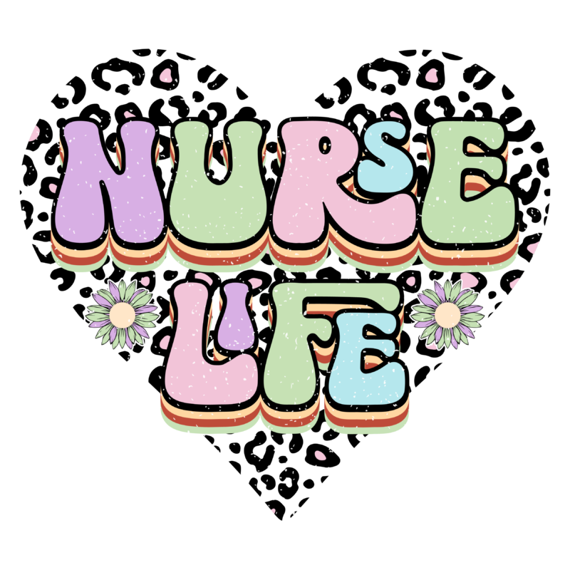 Nurse Life Retro PNG
