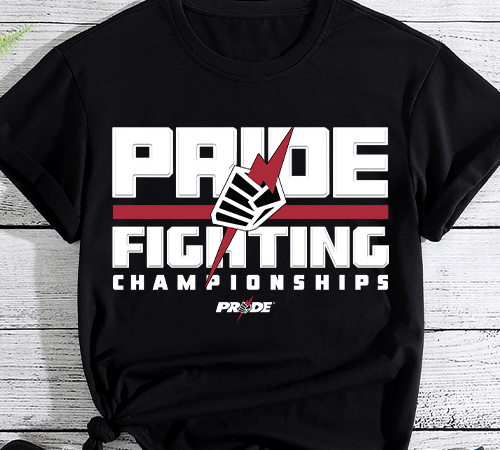 Pride fighting t shirt illustration Pride fighting t shirt illustration