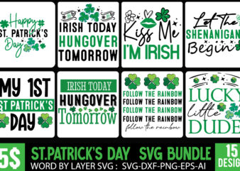 St.Patrick’s Day T-Shirt Bundle, St.Patrick’s Day SVG Bundle ,Happy st.patrick s day t shirt design,happy st.patrick s day svg design