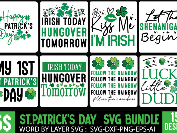 St.patrick’s day t-shirt bundle, st.patrick’s day svg bundle ,happy st.patrick s day t shirt design,happy st.patrick s day svg design