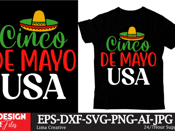 Cinco de mayo usa t-shirt design, cinco de drinko squad svg, cinco de mayo svg, margarita svg, mexican woman svg, mexico svg, cinco de mayo