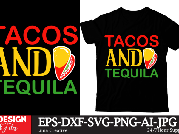 Tacos and tequila t-shirt design, cinco de drinko squad svg, cinco de mayo svg, margarita svg, mexican woman svg, mexico svg, cinco de mayo