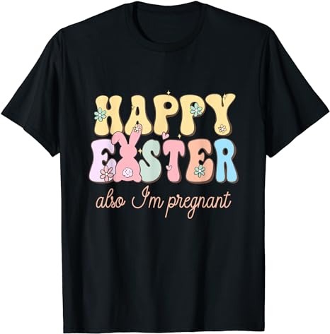 Retro Spring Baby Announcement T-Shirt