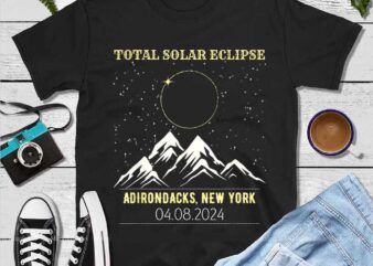 Adirondacks New York Total Solar Eclipse 2024 Png