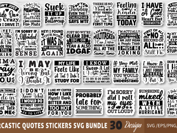 Sarcastic stickers t-shirt bundle sarcastic stickers svg bundle