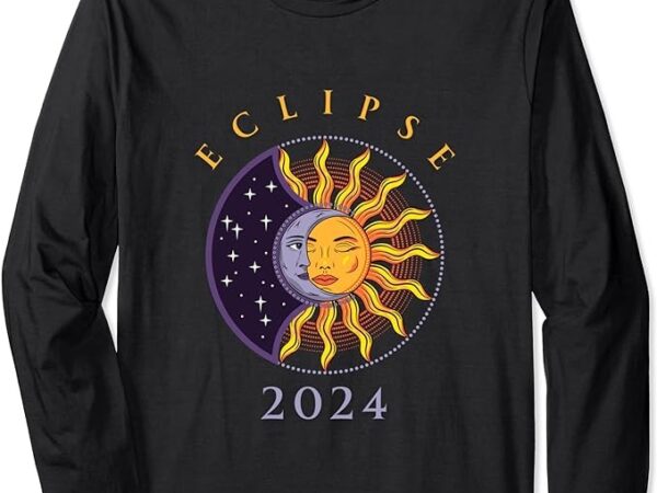 Solar eclipse 2024 total solar eclipse 4.08.24 long sleeve t-shirt