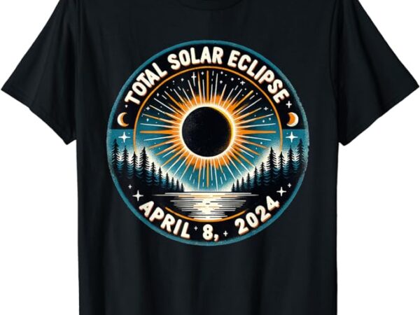 Solar eclipse shirt astronomy vintage 2024 solar eclipse t-shirt