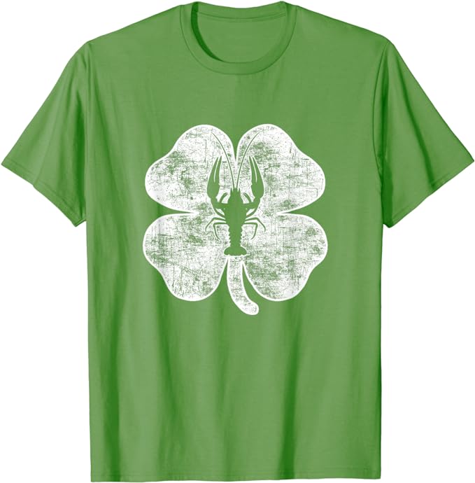 St Patricks Day Crawfish Irish Shamrock Ireland Crawfish T-Shirt