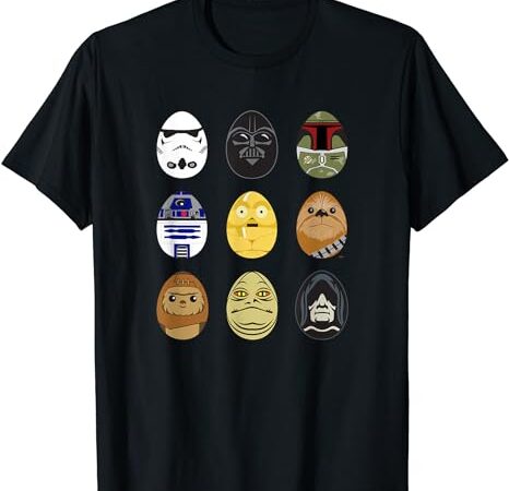 Star wars original trilogy classic characters easter eggs t-shirt