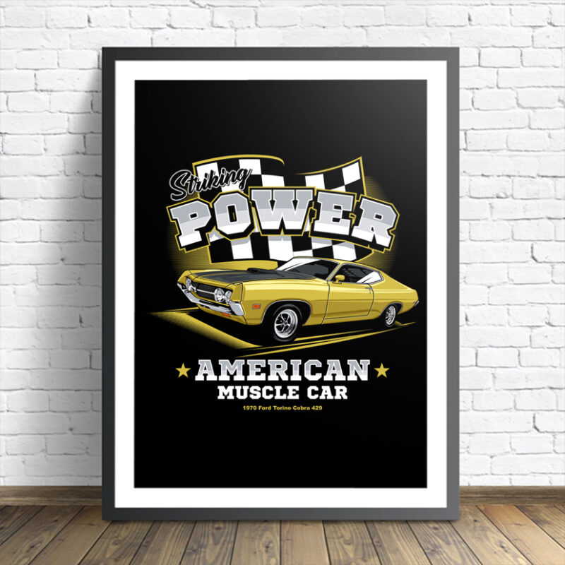 Muscle Cars T-shirt Bundle