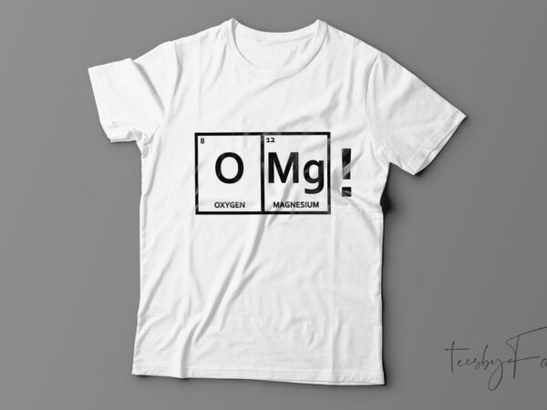 Chemistry comedy tshirt design