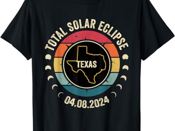 Texas total solar eclipse 2024 american totality april 8 t-shirt