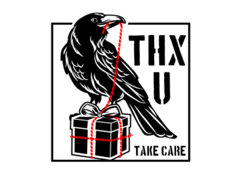 Thank You From The Crow t shirt designs for sale