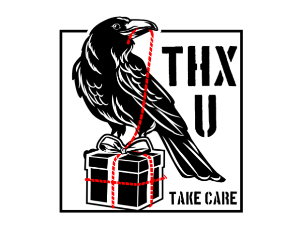 Thank you from the crow t shirt designs for sale